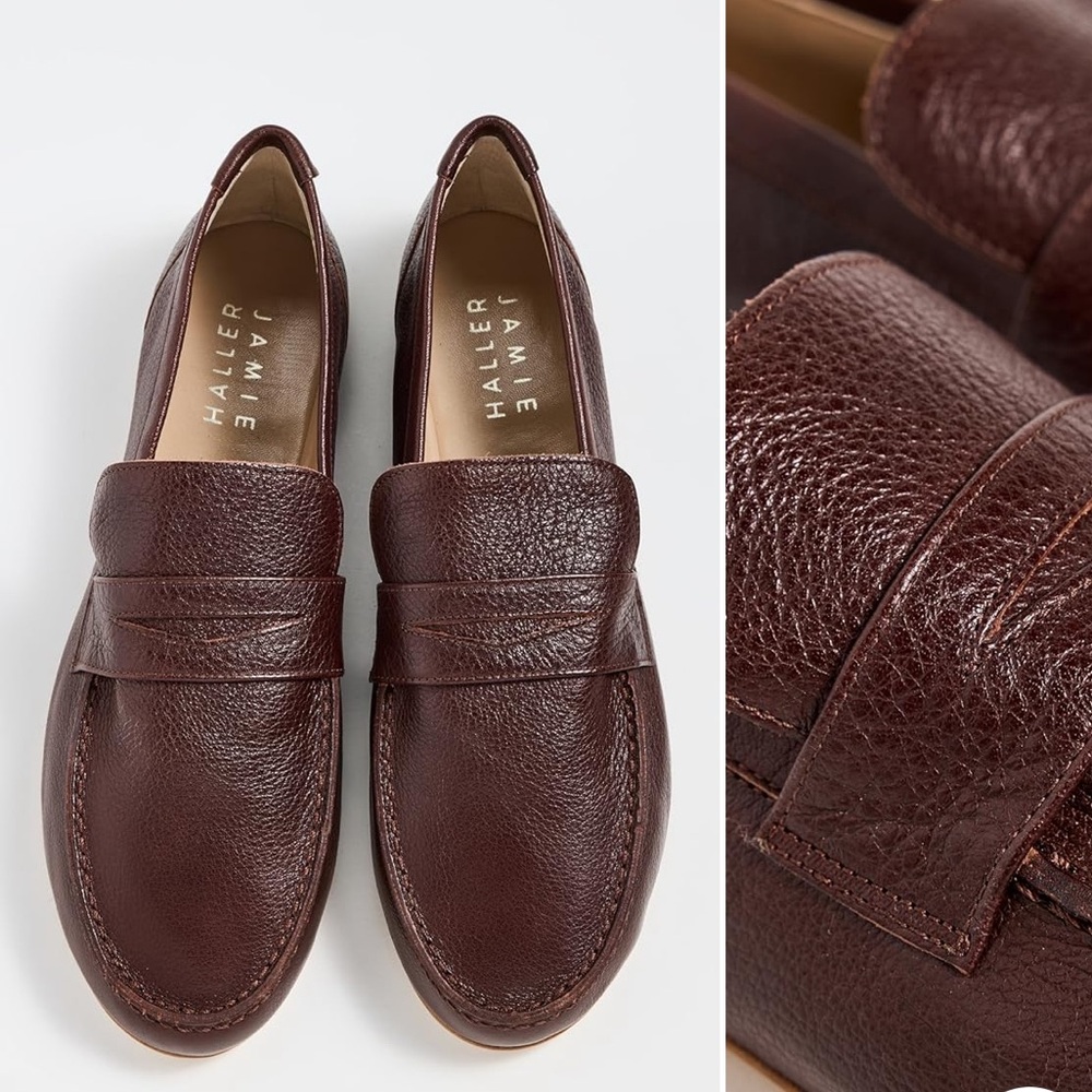 Jamie Haller loafers like new worn once. 40.5.
With box and dustbag